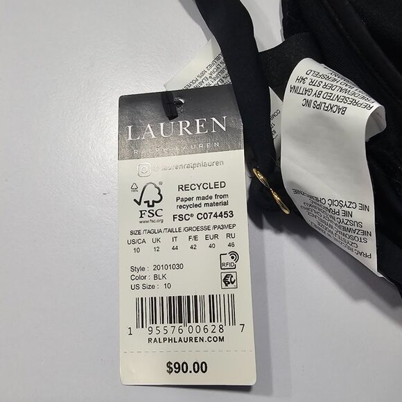 Lauren Ralph Lauren Beach Club Solid Ruffle Bikini Top - Picture 7 of 9